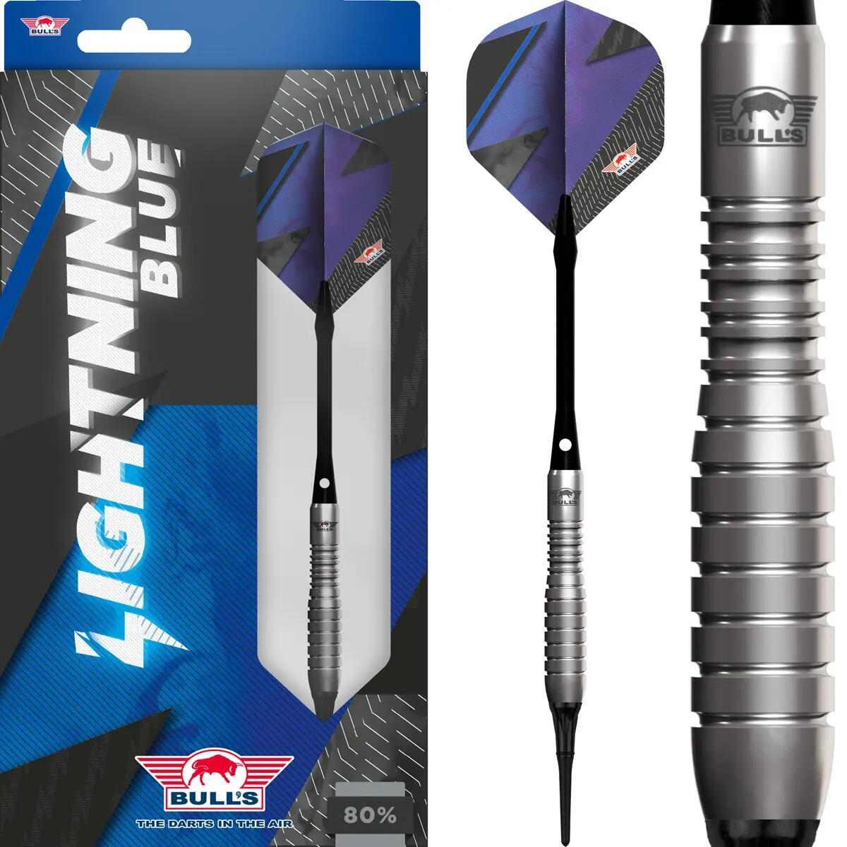 Lightning Blue 80% Tungsten Softtip Dartpijlen 2/7