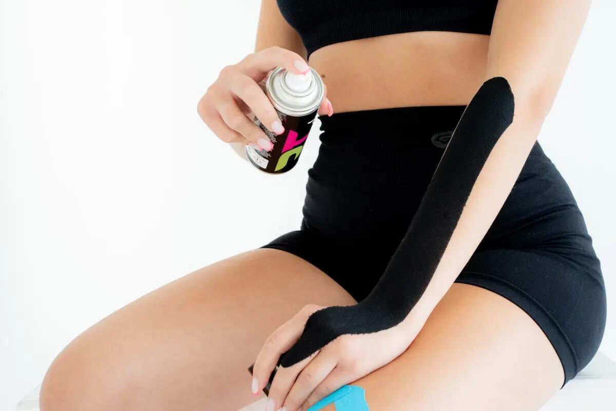 Klej w sprayu do taśm do kinesiology tapingu REA Tape Glue, wodoodporny 5/5