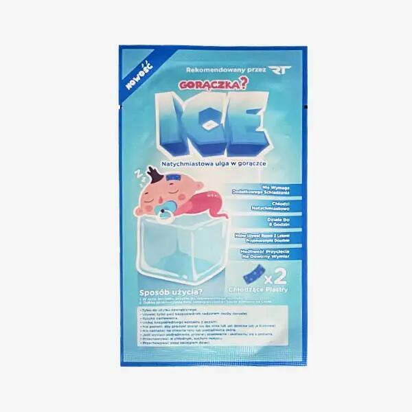ICE Chłodzący Plaster Hydrożelowy 2 sztuki 2/3