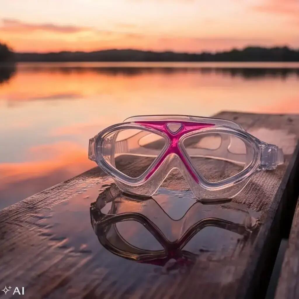 Okulary do pływania na basen treningowe dla dzieci Aqua-Sport Bora 7/7