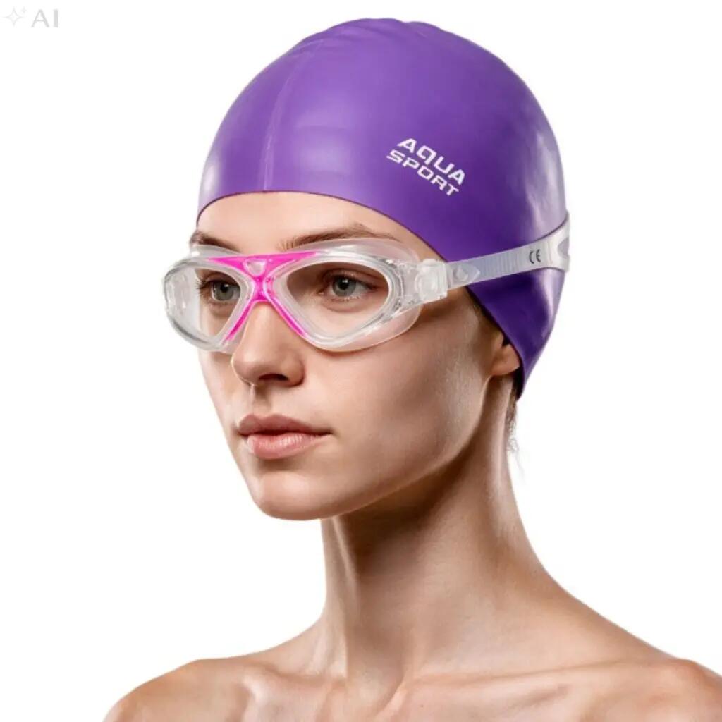 Okulary do pływania na basen treningowe dla dzieci Aqua-Sport Bora 6/7