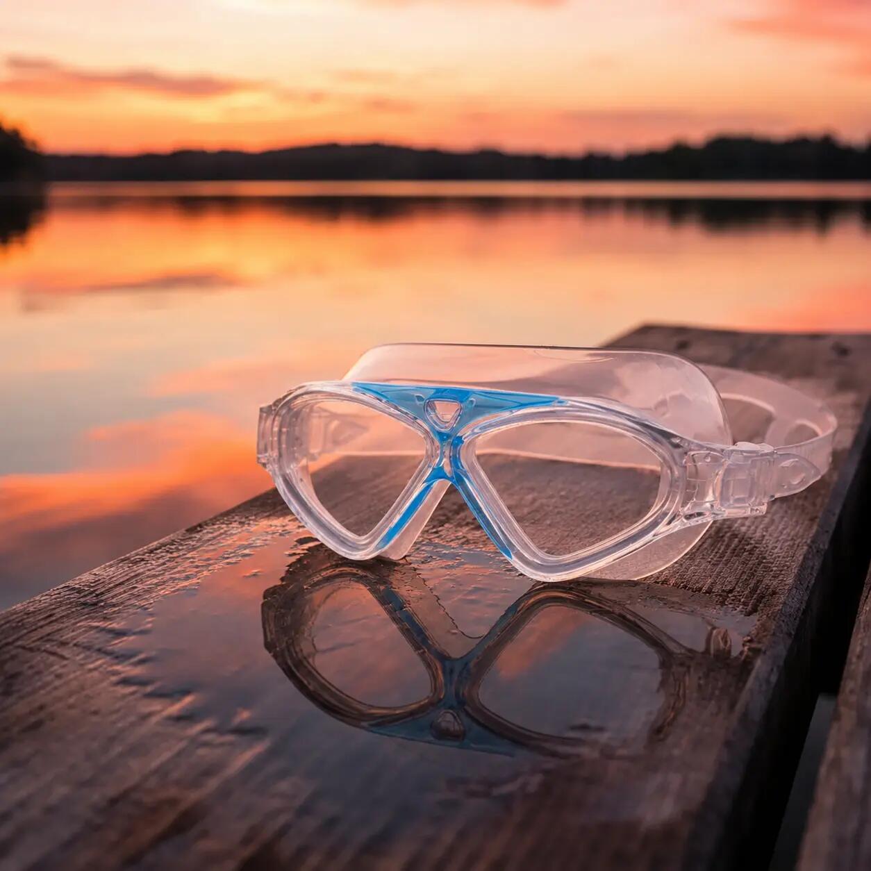 Okulary do pływania na basen treningowe dla dorosłych Aqua-Sport Bora 6/7