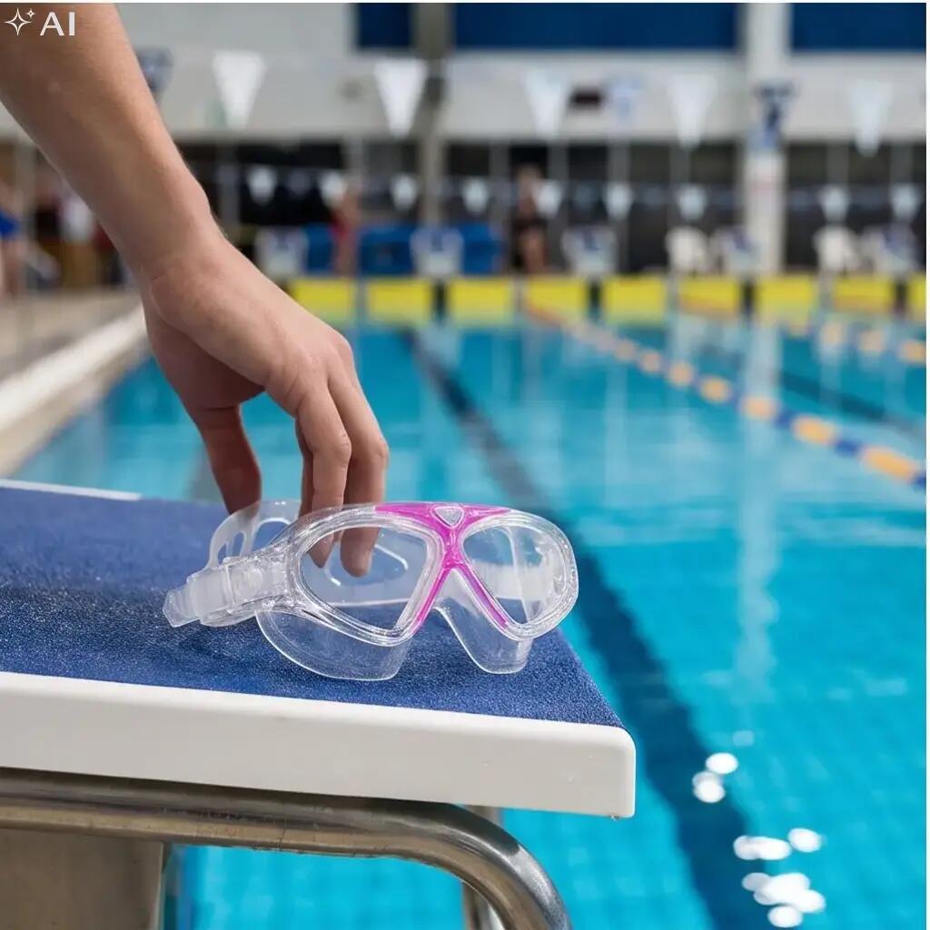 Okulary do pływania na basen treningowe dla dzieci Aqua-Sport Bora 4/7