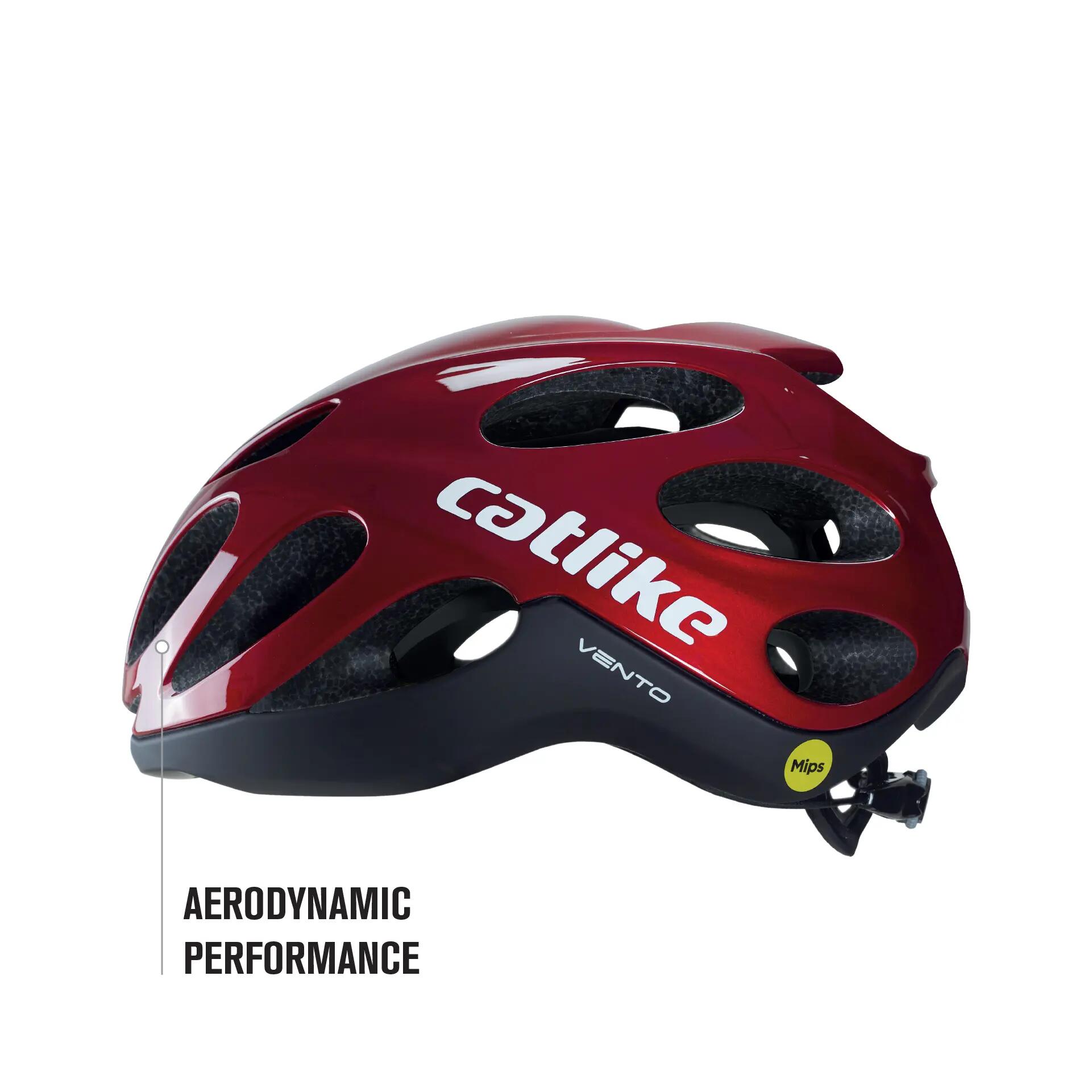 Straßenradhelm Vento MIPS Rot/Schwarz 6/11
