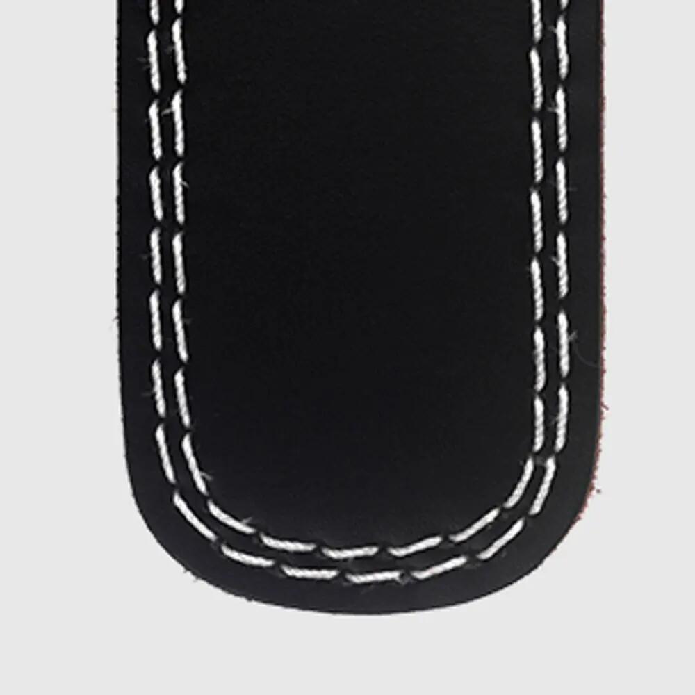 Cinturón Lumbar levantamiento de pesas, Cuero Acolchado Talla: L, 90cm a 115cm 7/7