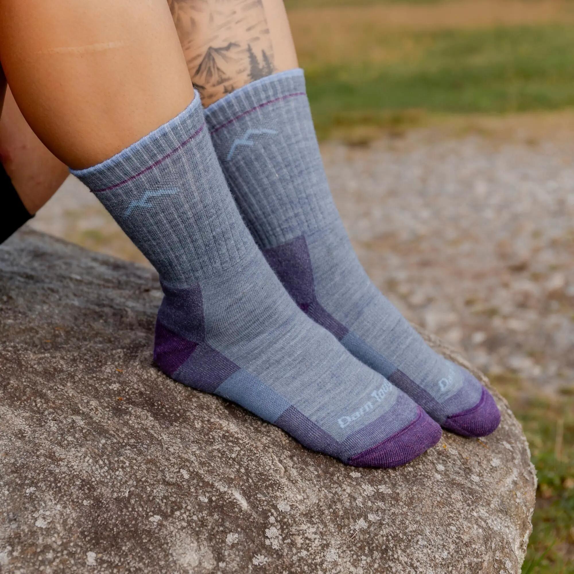 Darn Tough - Damen Micro Crew Gepolsterte Merinowolle Wandersocken 4/7