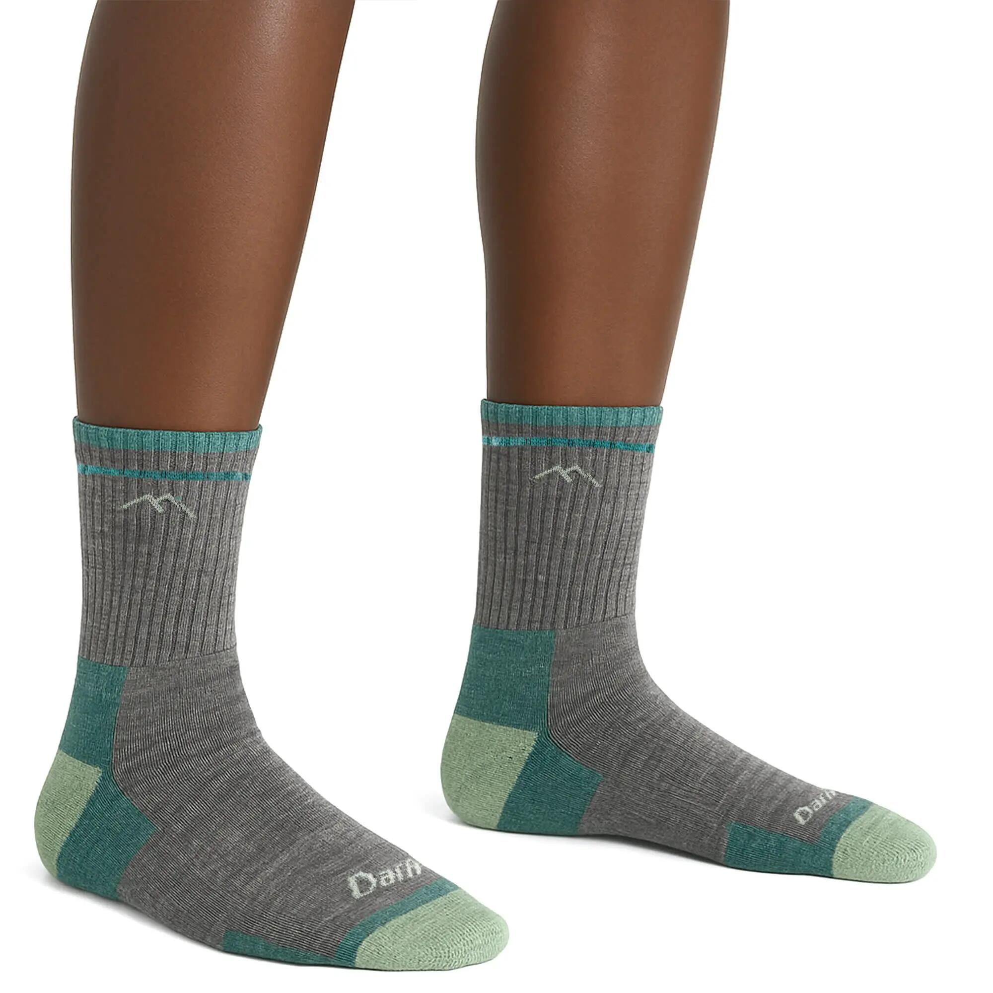 Darn Tough Chaussettes Femme Micro Crew Randonnée Mi-Épaisses Laine Mérinos 2/7