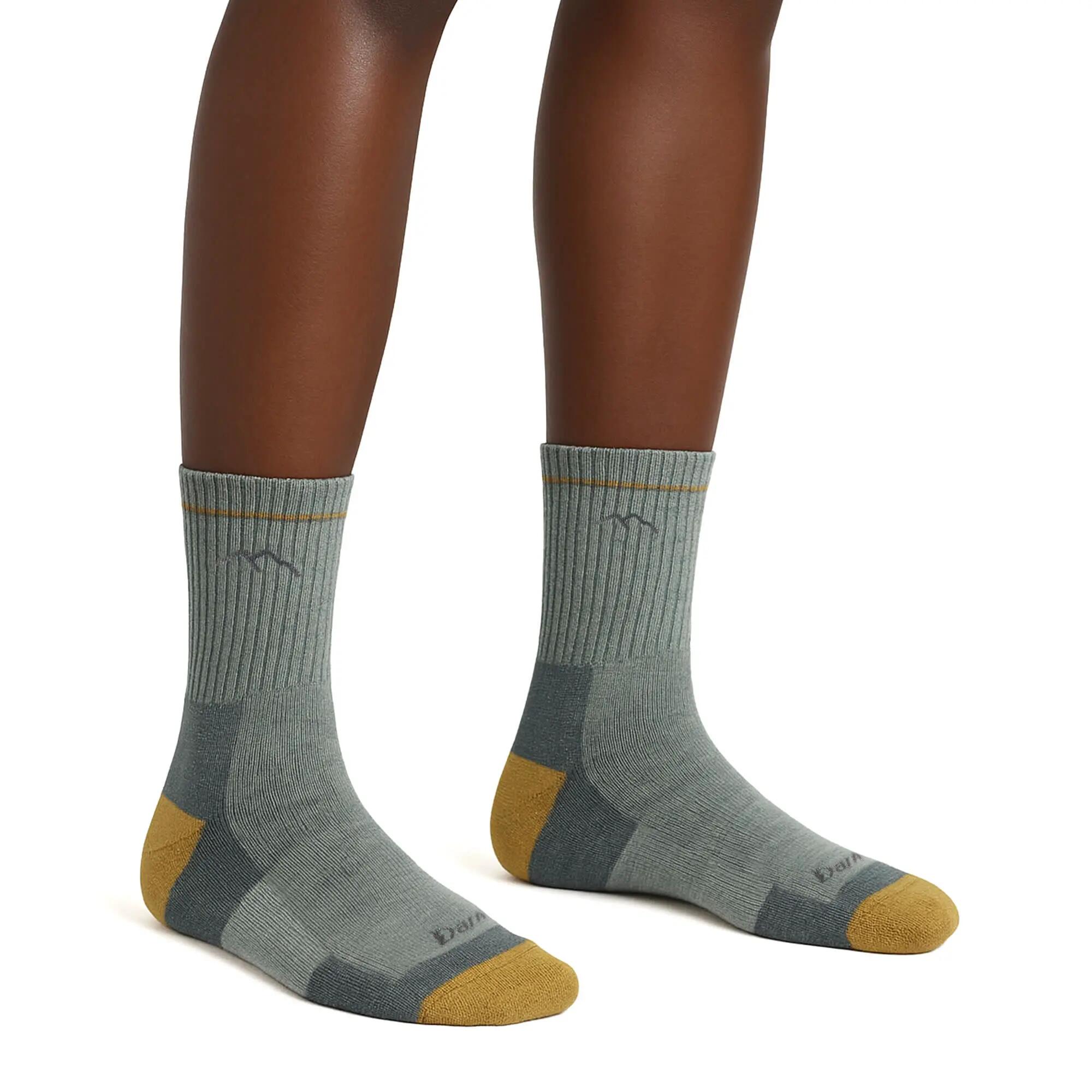 Darn Tough Chaussettes Femme Micro Crew Randonnée Mi-Épaisses Laine Mérinos 2/7