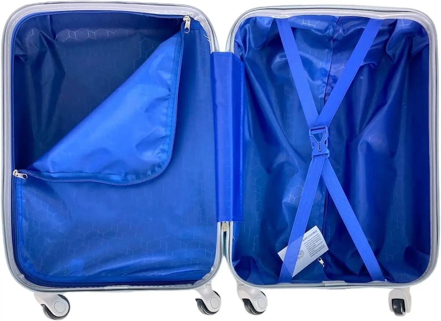Maleta Equipaje de Mano Cabina Trolley 4 Ruedas 360º giratorias. (Amarillo) 7/7