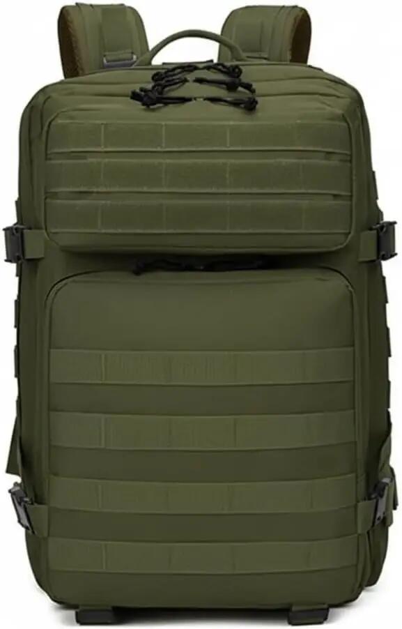 Mochila de 50 litros, mala de mão, dobrável, impermeável (verde) 4/6