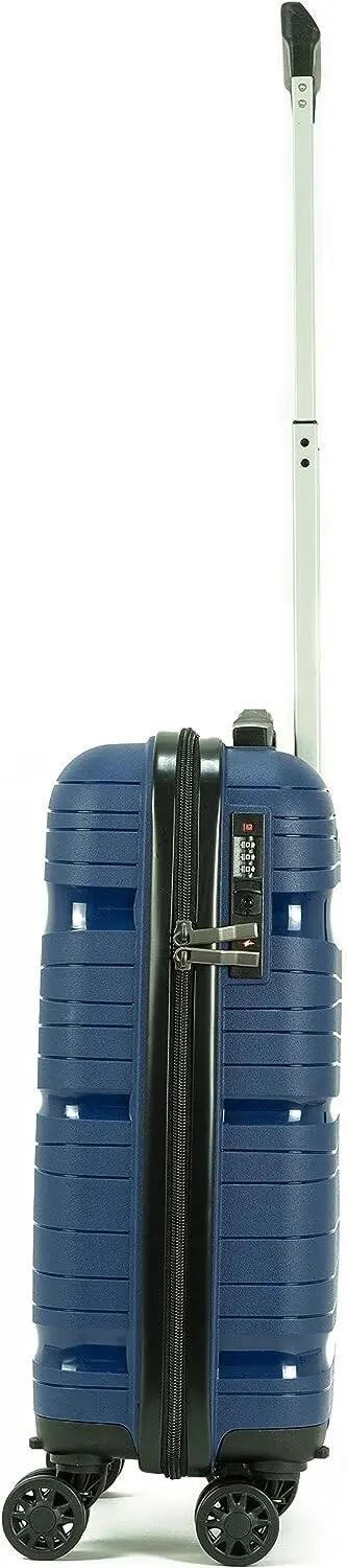 Maleta para Cabina rigida 4 Ruedas 360º giratorias (Azul) 4/6