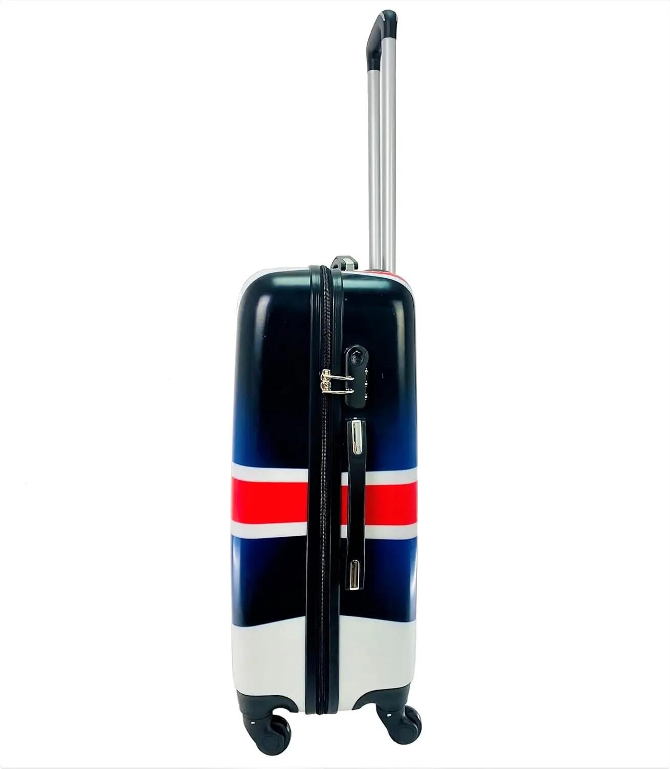 Maleta Mediana 4 Ruedas giratorias 360º Estampado Inglaterra 65x44x26cm 3/6