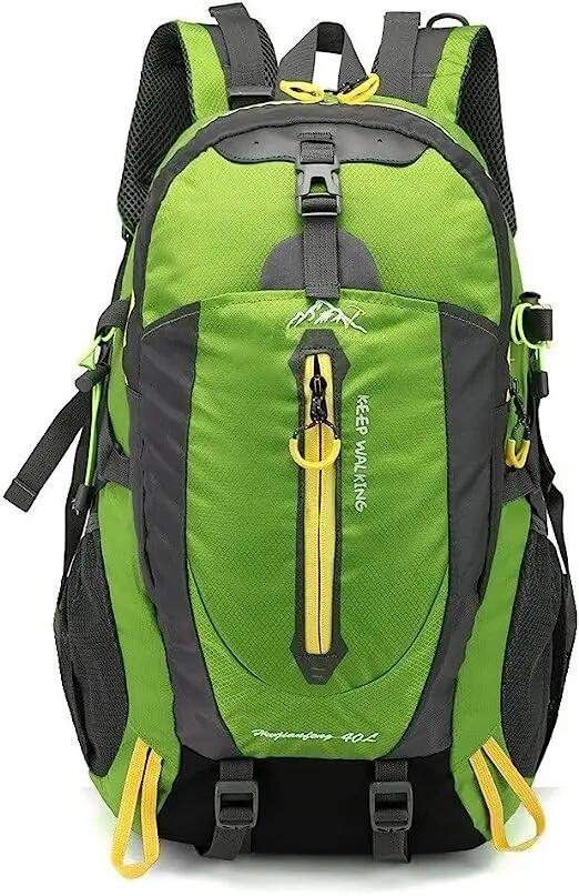 Mochila portátil impermeável de 40 litros para viagens, trilhos e campismo. 2/7