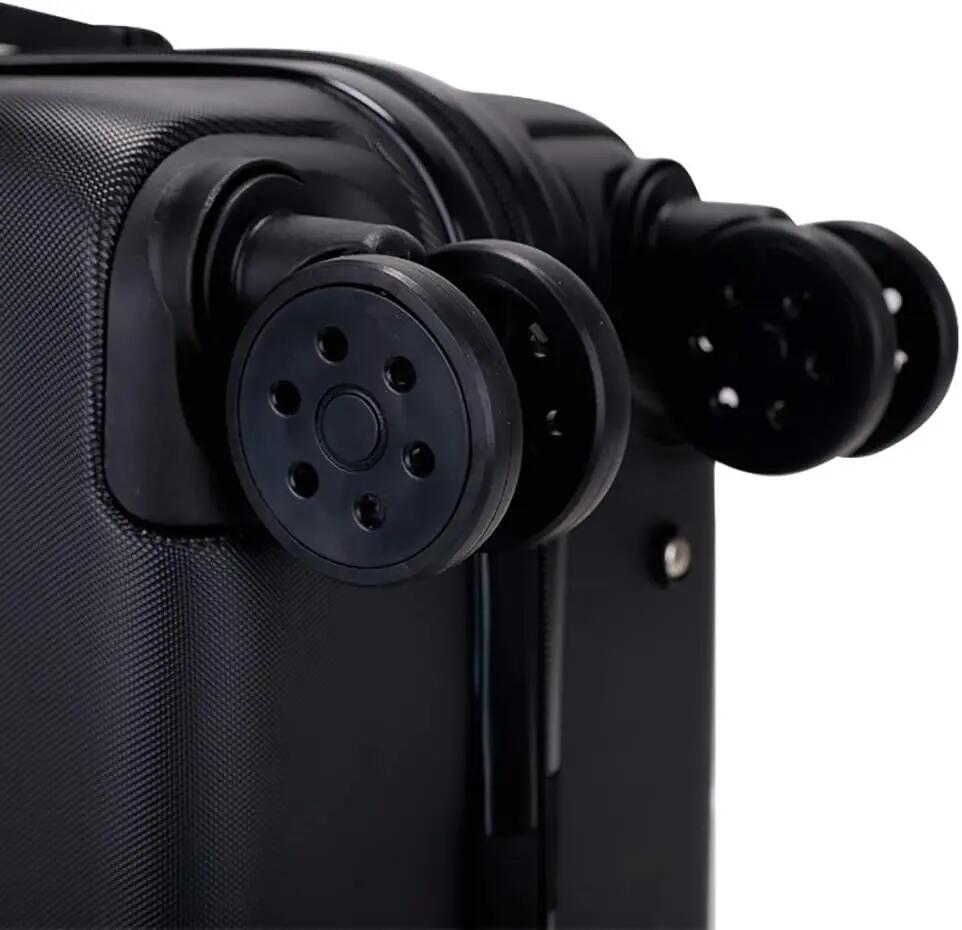 Maleta de Cabina 4 Ruedas Negro Viaje Semirrígida 7/7