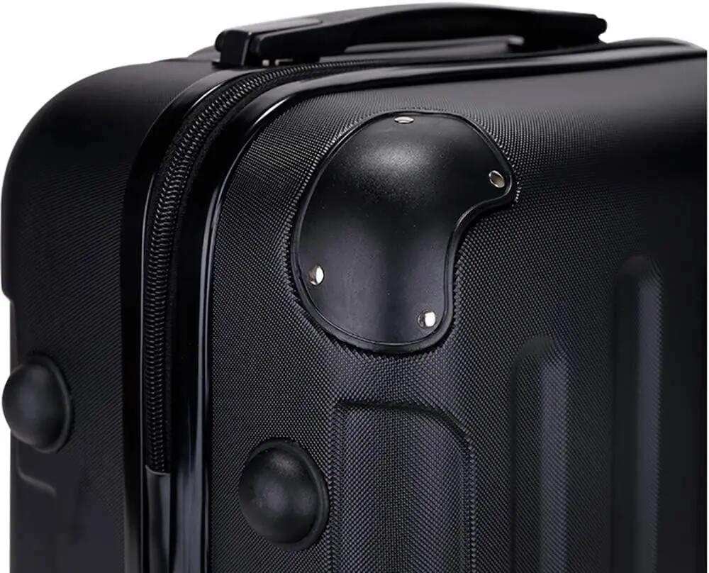 Maleta de Cabina 4 Ruedas Negro Viaje Semirrígida 6/7