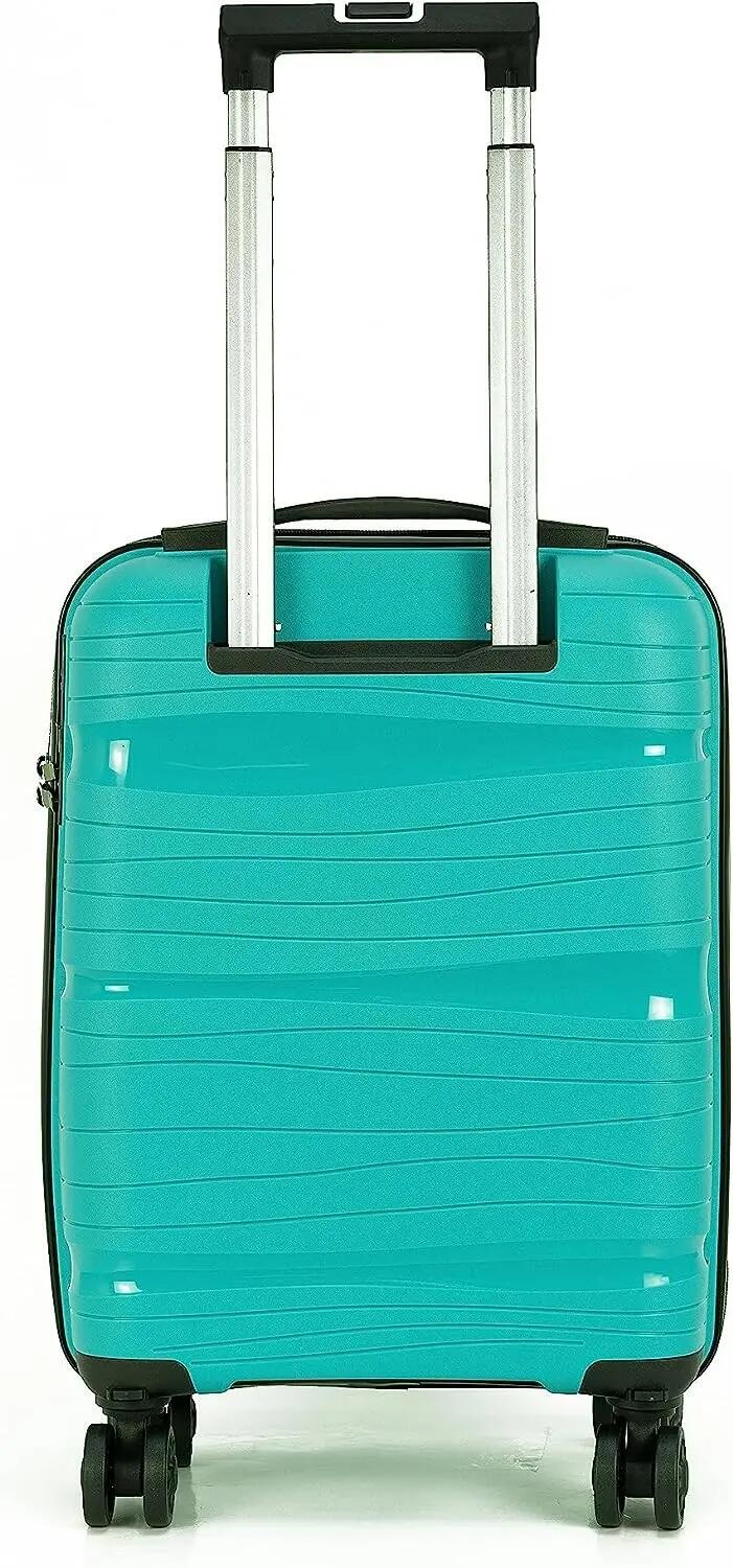 Maleta para Cabina Equipaje de Mano 4 Ruedas 360º giratorias (Verde Agua) 3/6