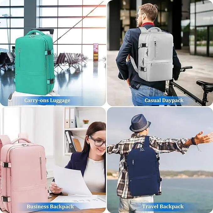 Mochila, saco, mochila impermeável caminhadas e desportos ao ar livre (cinza) 6/6