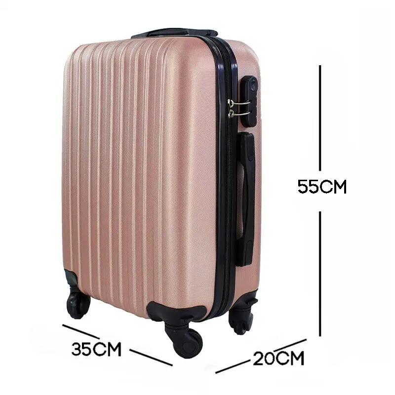 Maleta pequeña 55x35x20cm 37 litros Oro rosa 5/7