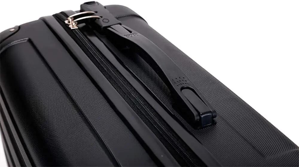 Maleta de Cabina 4 Ruedas Negro Viaje Semirrígida 5/7