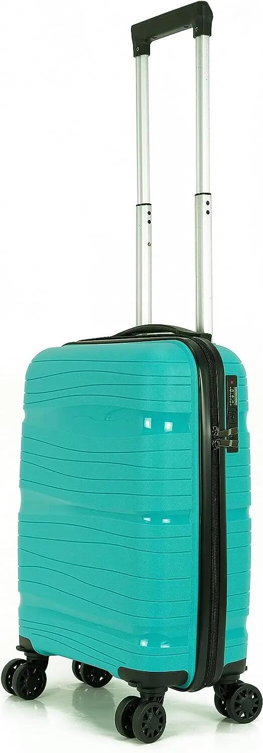 Maleta para Cabina Equipaje de Mano 4 Ruedas 360º giratorias (Verde Agua) 2/6