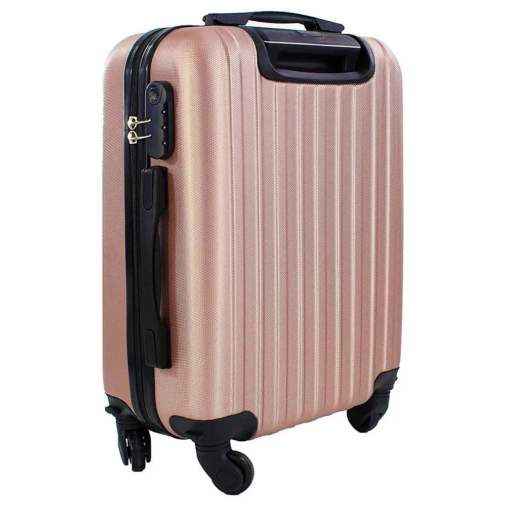 Maleta pequeña 55x35x20cm 37 litros Oro rosa 4/7