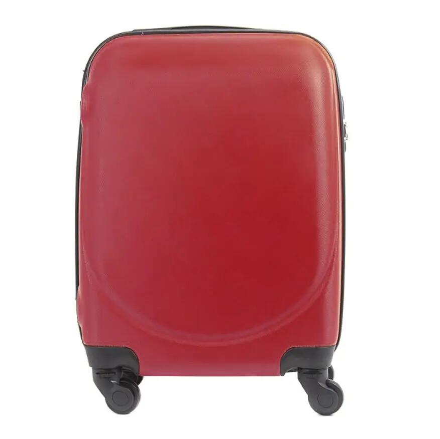 Maleta de cabina equipaje de mano 50x35x20cm 4 ruedas 360º Burdeos 3/6