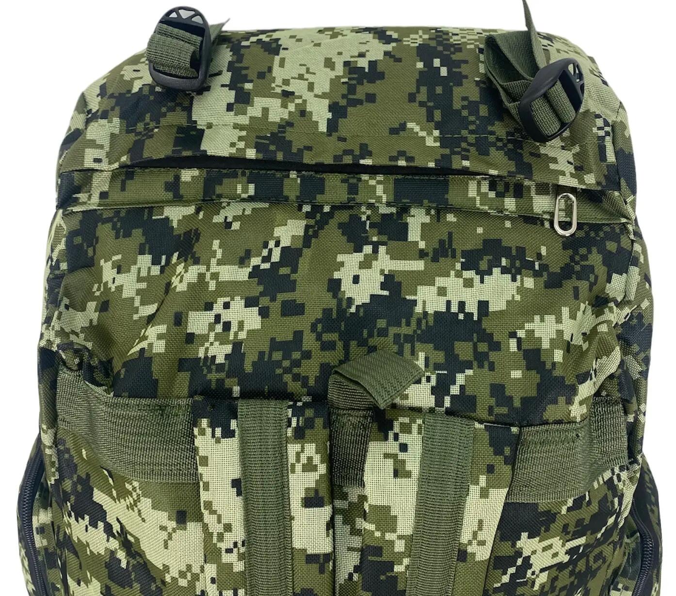 Mochila de senderismo plegable camping, macuto impermeable 70L+10L 5/7