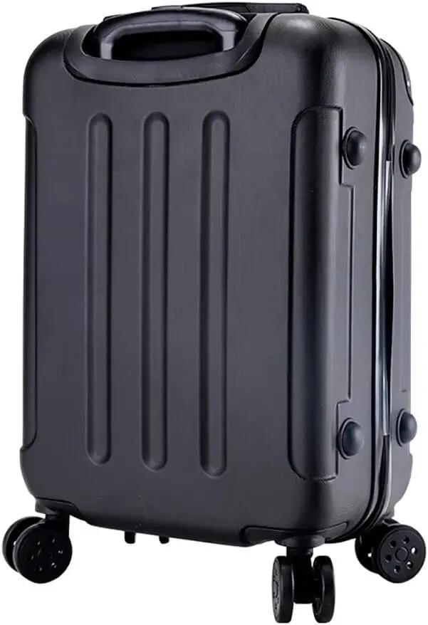 Maleta de Cabina 4 Ruedas Negro Viaje Semirrígida 2/7