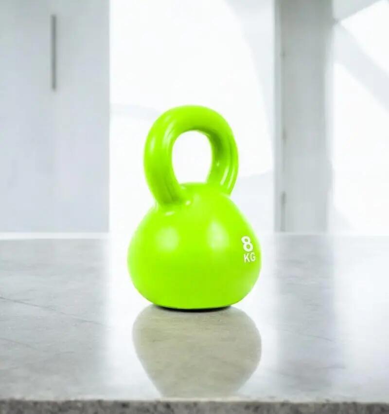 Mancuerna Pesa Rusa Kettlebell 8KG de Relleno de Arena con Mango Antideslizante 5/5