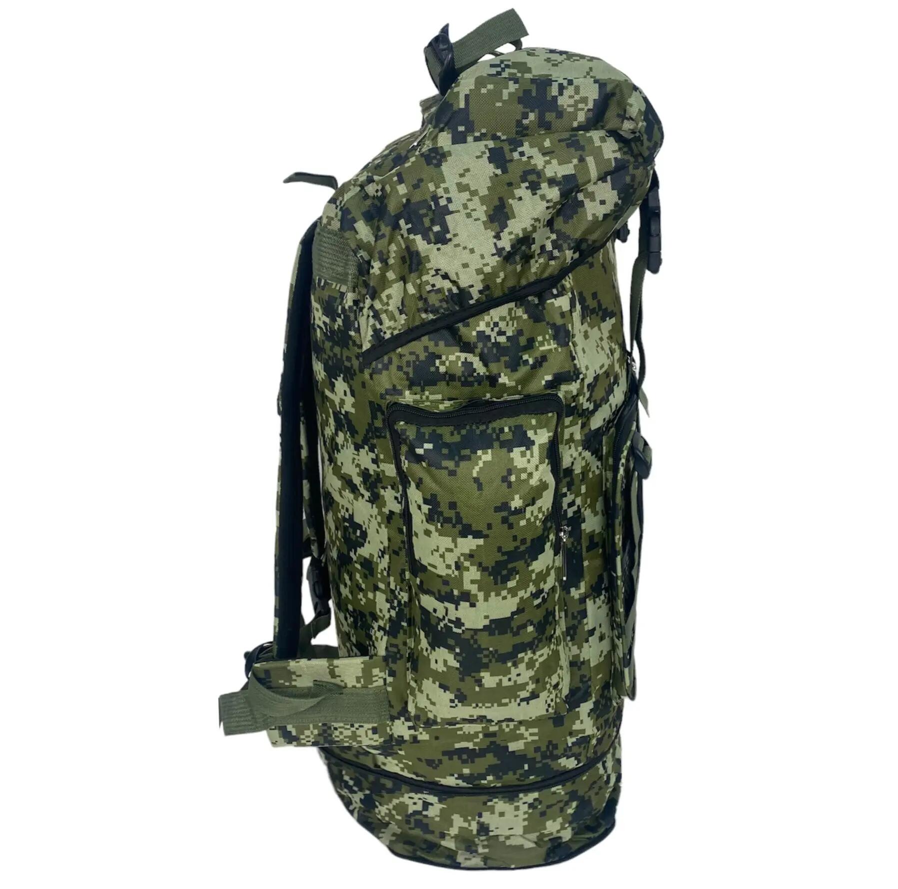 Mochila de senderismo plegable camping, macuto impermeable 70L+10L 4/7