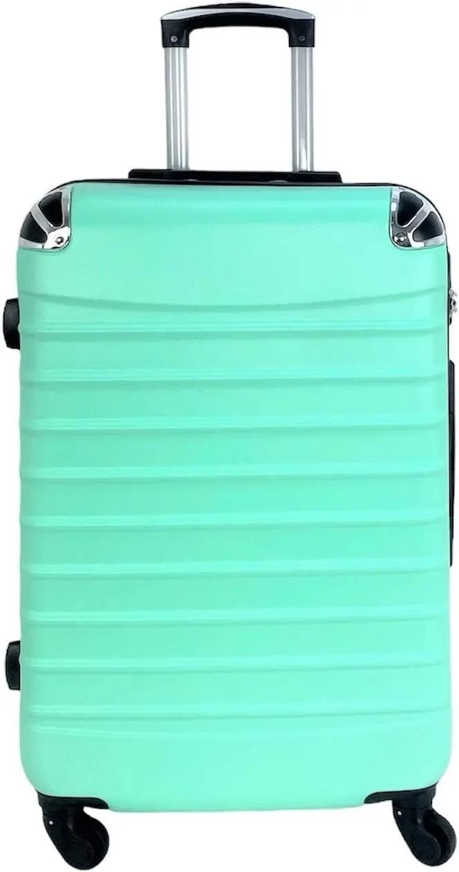 Maleta Mediana 4 Ruedas giratorias 360º Color Verde Agua 65x44x26cm 2/7