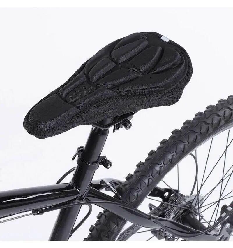Funda de asiento de bicicleta sillín de bicicleta ultraligera suave funda 5/5
