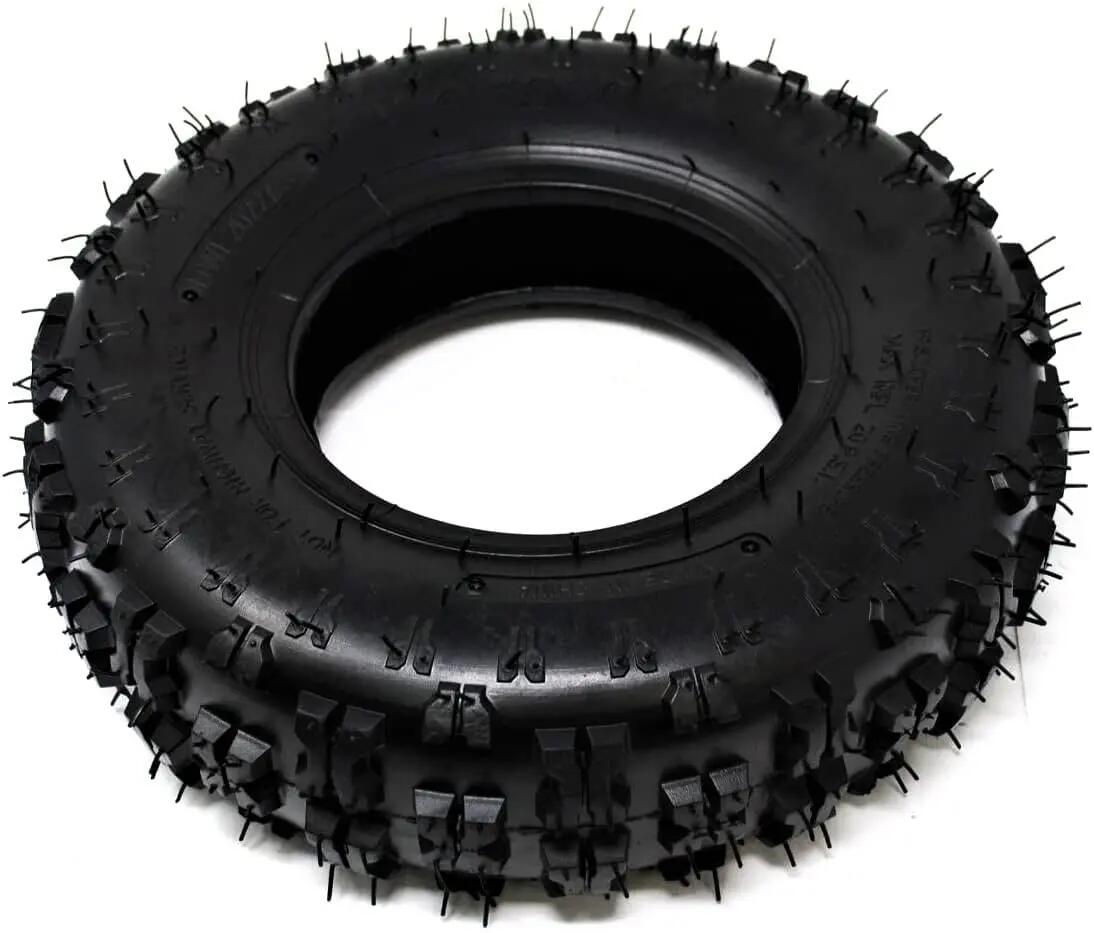 NEUMÁTICO DELANTERO RUEDA CUBIERTA GOMA CÁMARA DE AIRE MINI QUAD 4x10-6 2/5