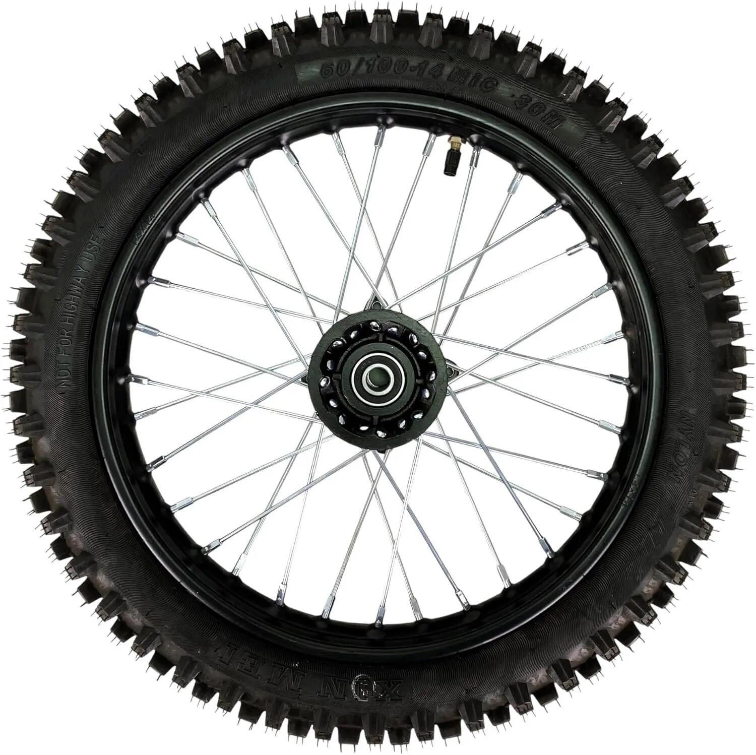 Rueda Neumático cámara 2.50-14 60/100-14 MIC 30M 1.4x14 Eje 15mm, 50-160cc 2/7