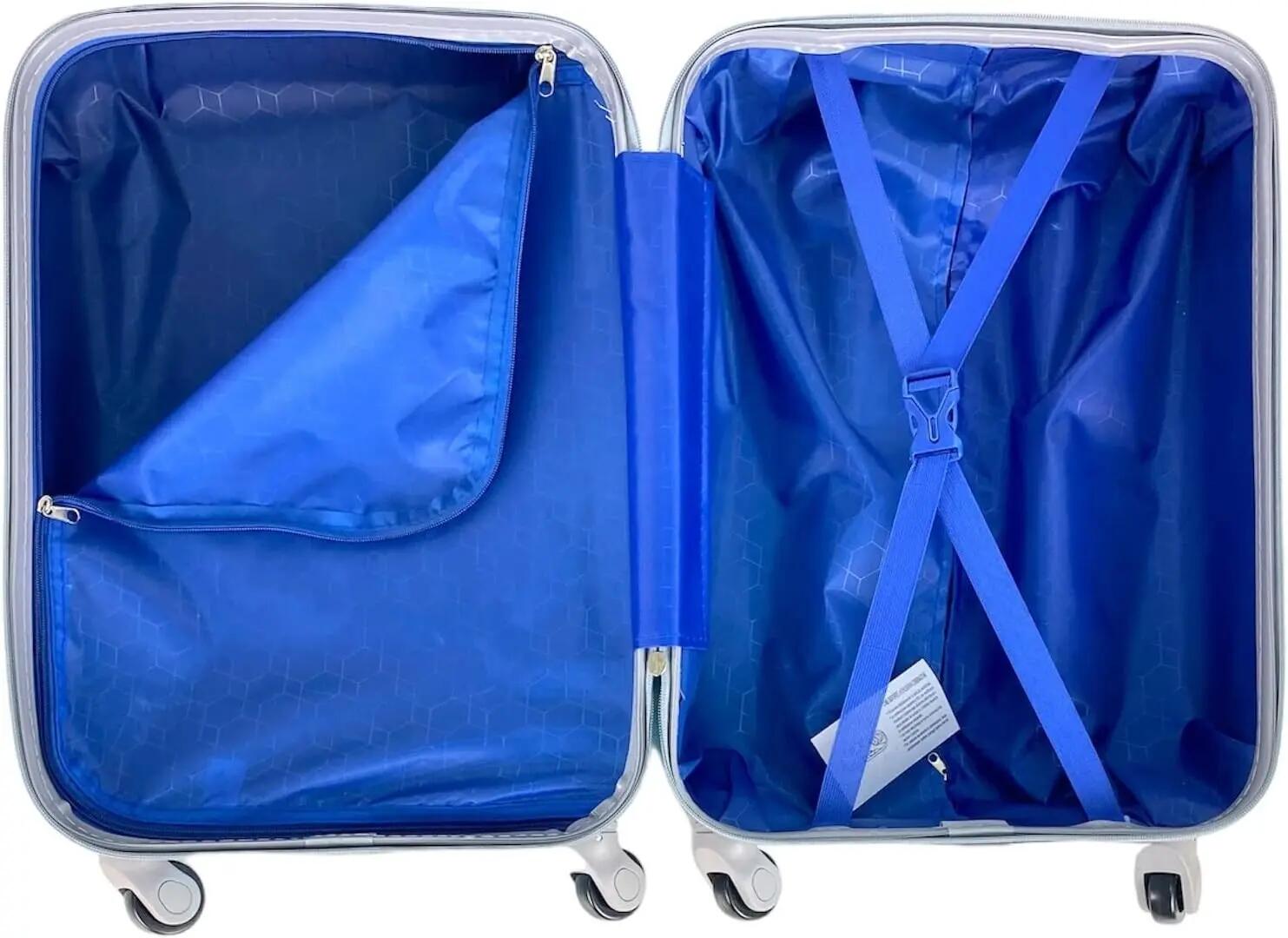 Maleta Equipaje de Mano Cabina Trolley 4 Ruedas 360º. (Azul Marino) 7/7
