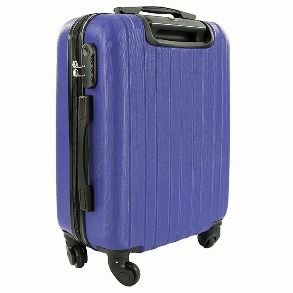 Maleta pequeña 55x35x20cm 37 litros de equipaje de mano Azul marino 4/7