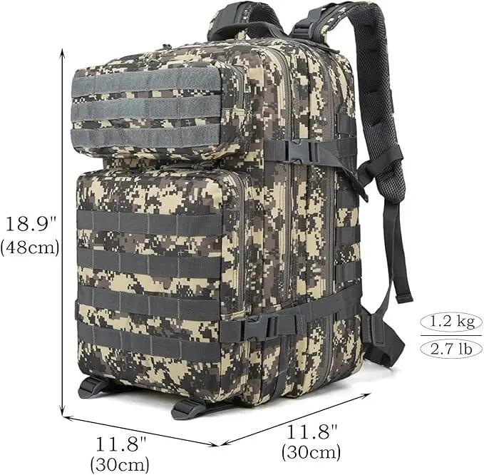 Mochila dobrável e impermeável de 45 litros para CrossFit, ideal para bagagem. 6/6