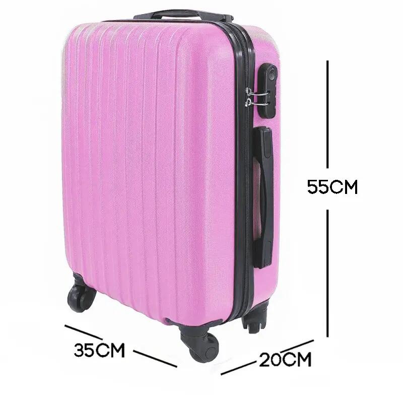 Maleta de mano equipaje cabina 55x35x20cm 37 Litros Rosa 5/7
