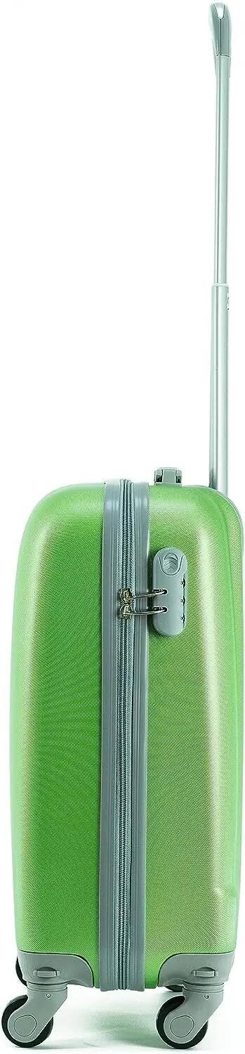Maleta Equipaje de Mano Cabina Trolley Viajar 4 Ruedas 360º giratorias. (Verde) 3/6