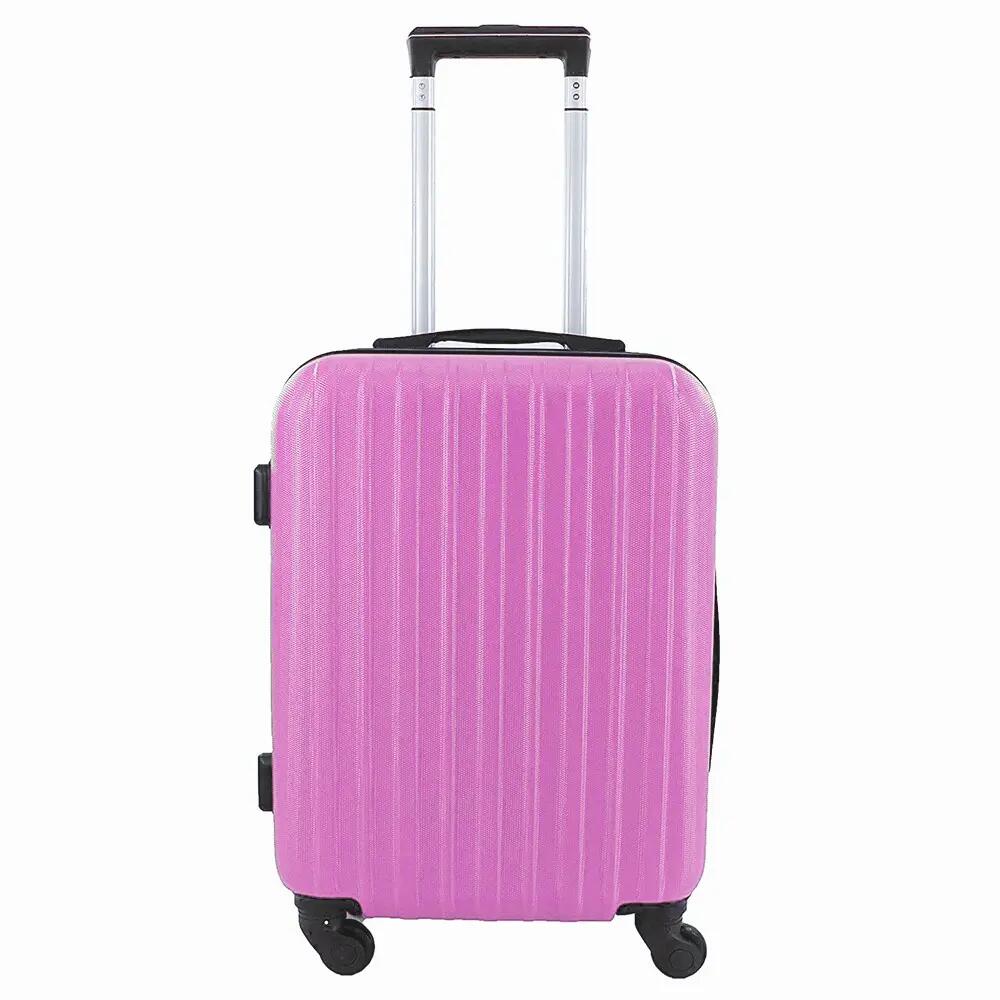 Maleta de mano equipaje cabina 55x35x20cm 37 Litros Rosa 2/7