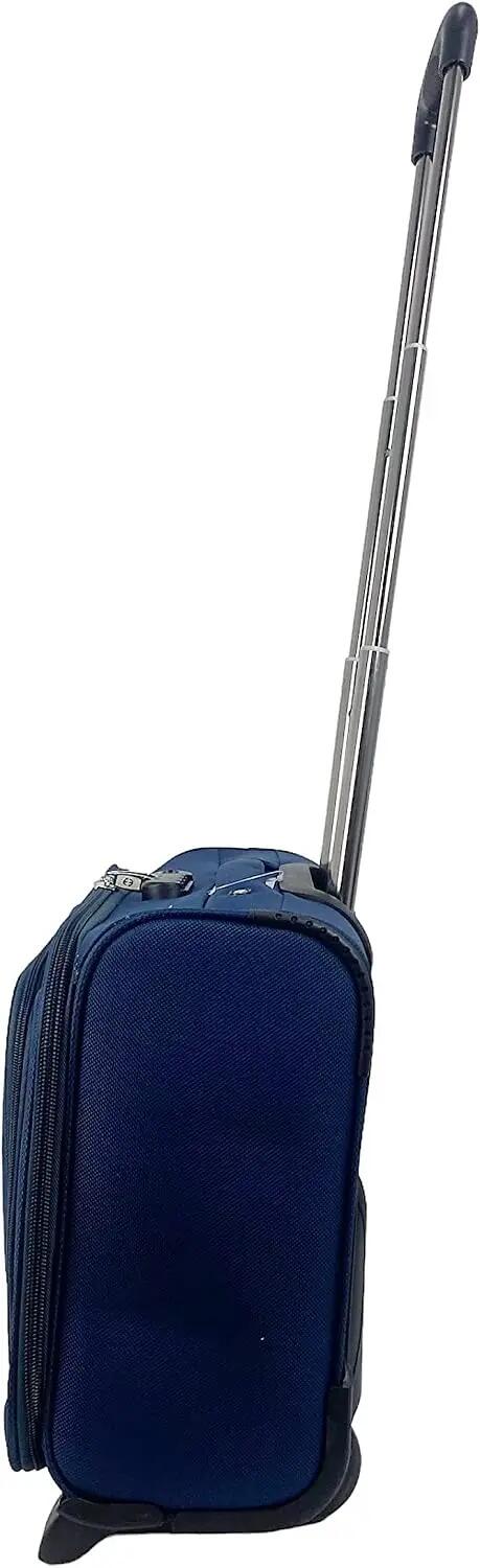 Mala de viagem com rodas, bagagem de mão, pasta com rodas e 4 compartimentos. 3/7