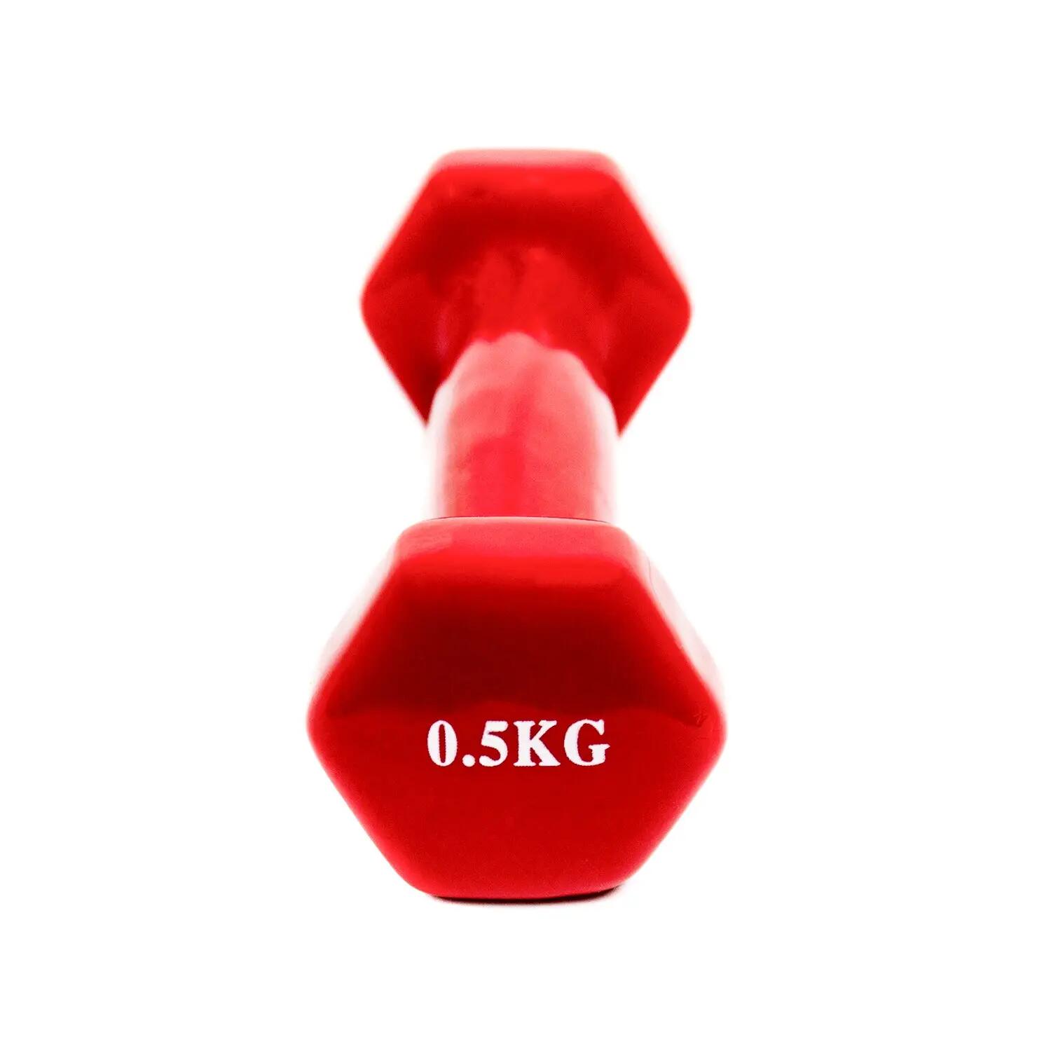 Mancuernas de 0,5 Kg antiresbalantes 2/4