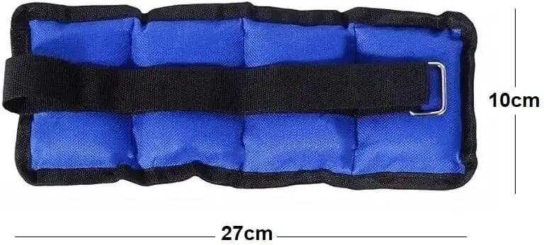 2x Pesas para muñecas tobillos 1 kg totales 0.5 kg cada uno tobilleras 7/7