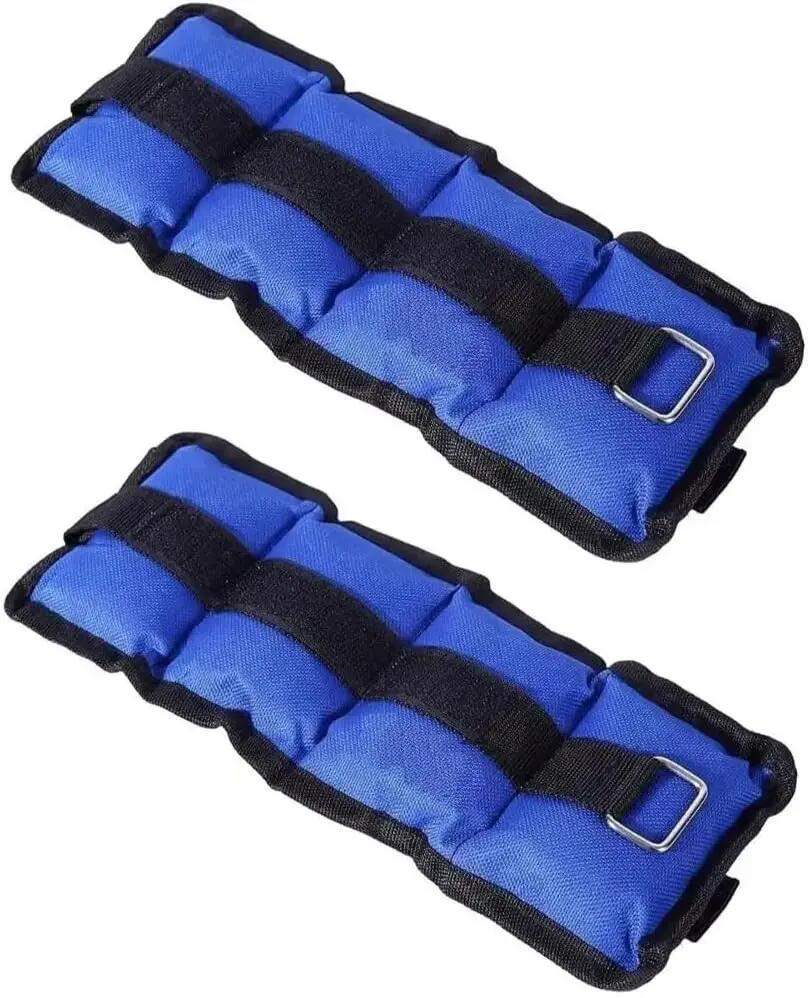2x Pesas para muñecas tobillos 1 kg totales 0.5 kg cada uno tobilleras 2/7