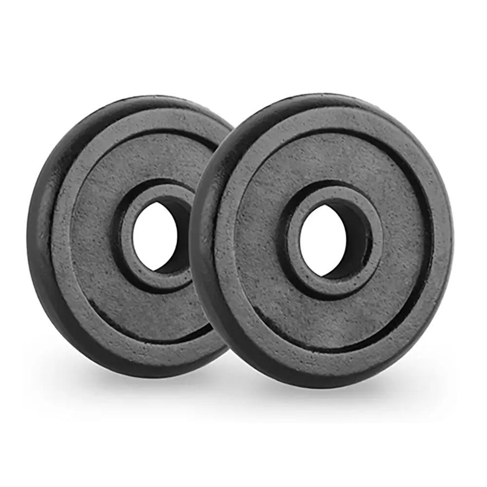 Mancuernas pesas de disco 15kg Total 7,5kg+7,5kg Fitness pesos metal 4/5