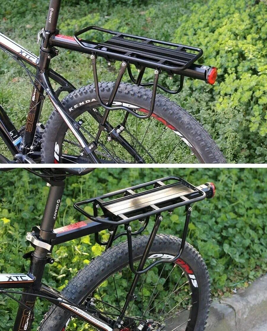 Transportin Bicicleta Porta equipajes Trasero Parrilla Bici Soporte Aluminio 5/7