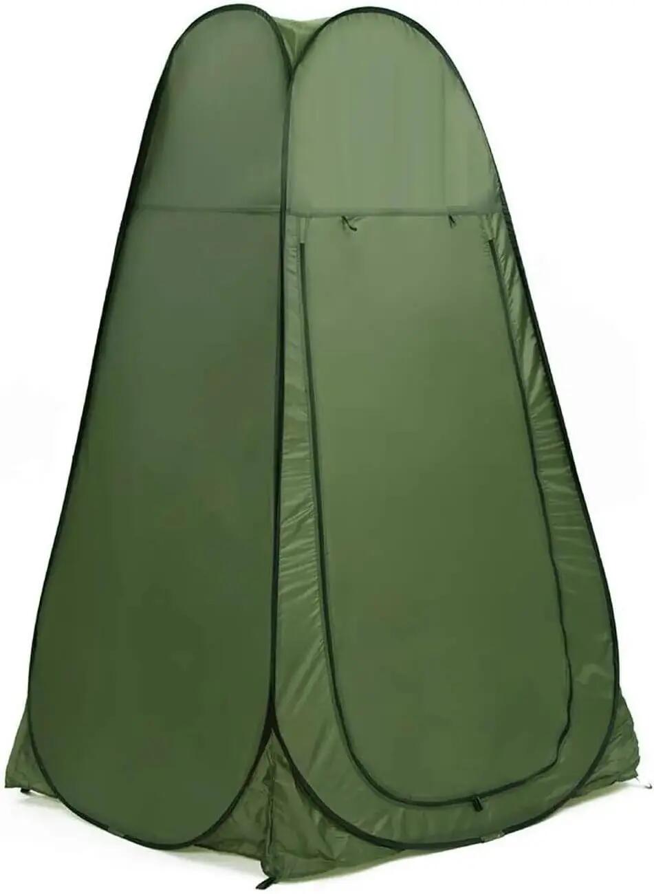 Tienda de campaña baño, WC, Ducha, Camuflaje, desplegable automatico 2/7