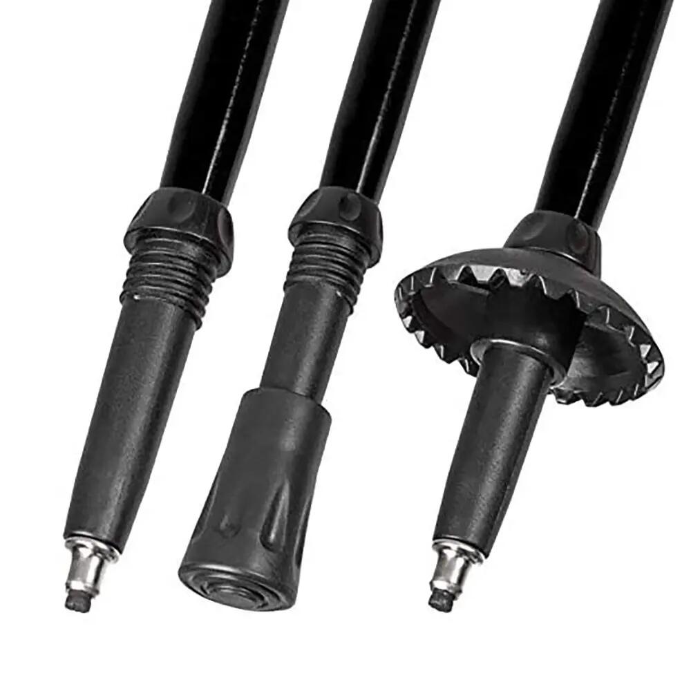 Bastones de marcha telescópicos para senderismo de aluminio antishock 4/4