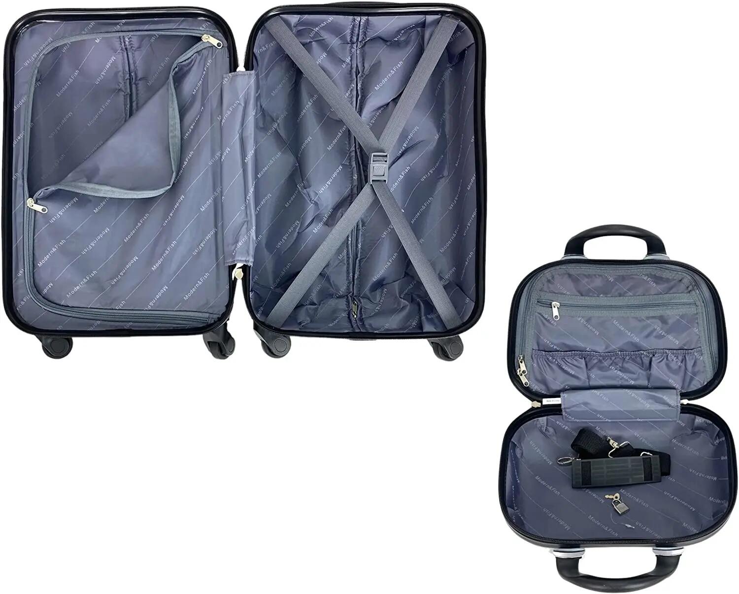Maleta de Cabina Trolley con Neceser a Juego (Maleta + Neceser) 5/7