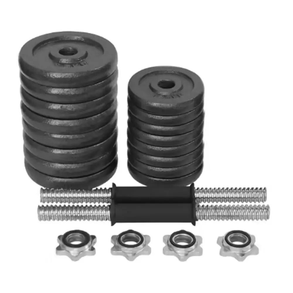 Mancuernas pesas de disco 15kg Total 7,5kg+7,5kg Fitness pesos metal 2/5